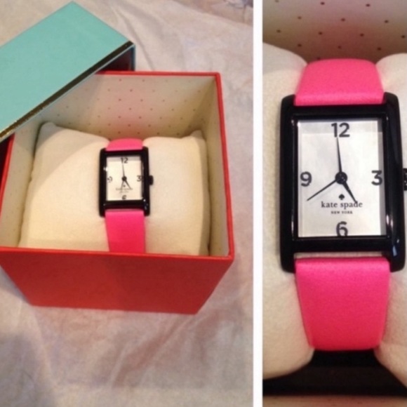 kate spade Accessories - Kate Spade Cooper Watch in Bazooka Pink